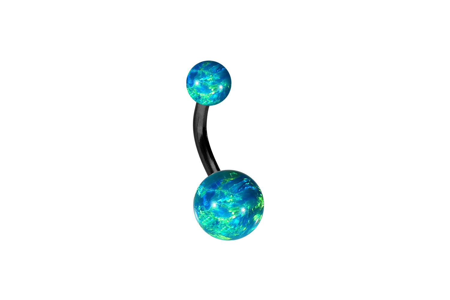 Titan Bananabell Piercing SYNTHETISCHE OPALE